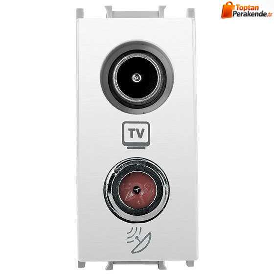 Viko Panasonic Thea Modüler Sistem TV-SAT Prizi 1M Beyaz